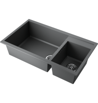 Мойка Omoikiri Tedori 86-2-LB-PL Tetogranit/платина