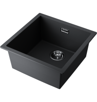Мойка Omoikiri Yamakawa 45T-U/I-BL Tetogranit/черный