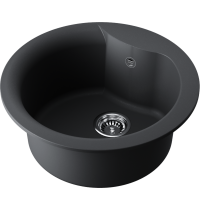 Мойка Omoikiri Yasugata 48R-BL Tetogranit/черный
