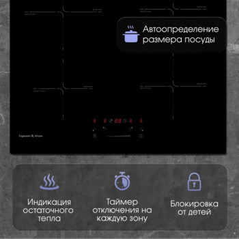 Варочная панель индукционная Zigmund & Shtain CI 60.6 B